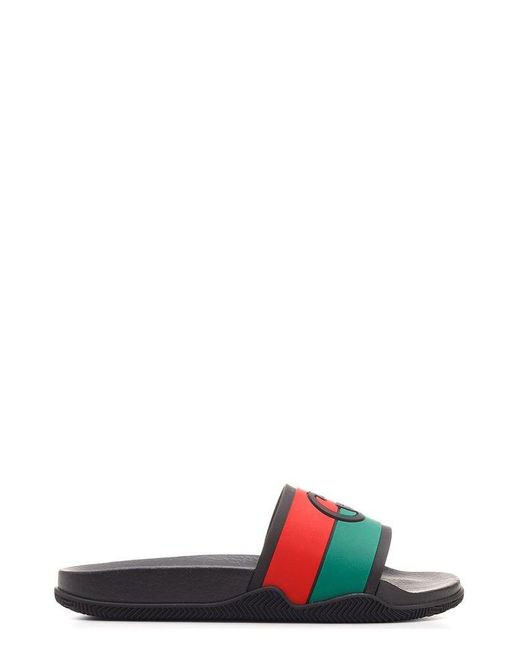 Gucci Interlocking G Slides for Men Lyst