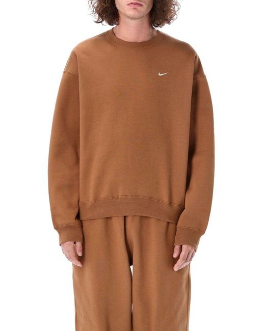 light brown crewneck sweatshirt