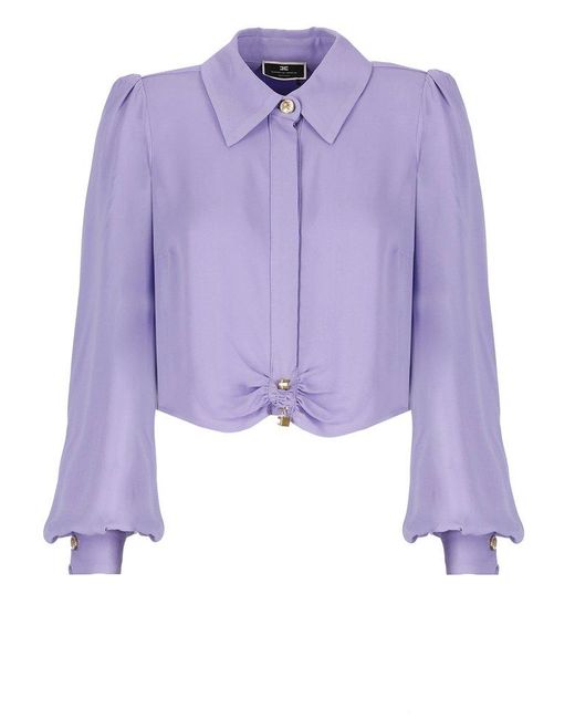 Elisabetta Franchi Shirts Purple