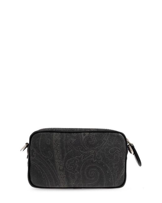 Etro Black Mini Camera Case for men