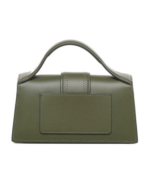 Jacquemus Green Tote Bag With Application