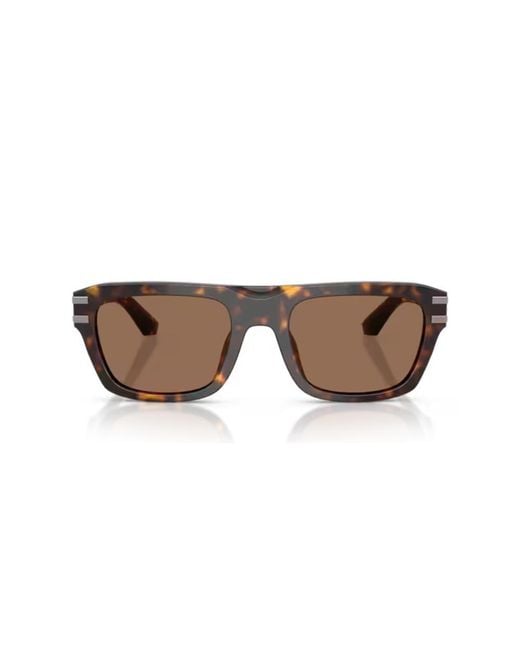 Dolce & Gabbana Black Rectangular Frame Sunglasses for men
