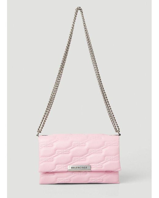 balenciaga small triplet chain strap shoulder bag