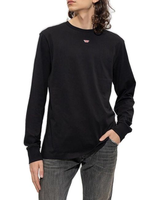 DIESEL 't-just-ls-d' T-shirt in Black for Men | Lyst