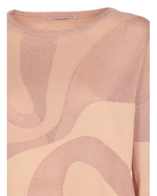 Kangra Natural Abstract Pattern Top