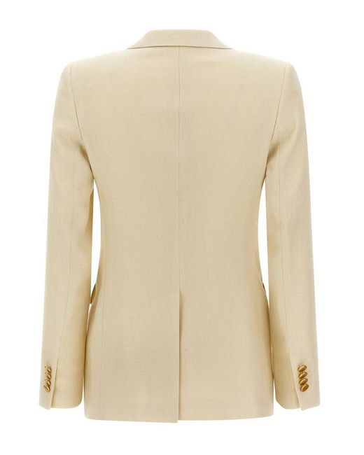 Tagliatore Natural Single-Breasted Tailored Blazer