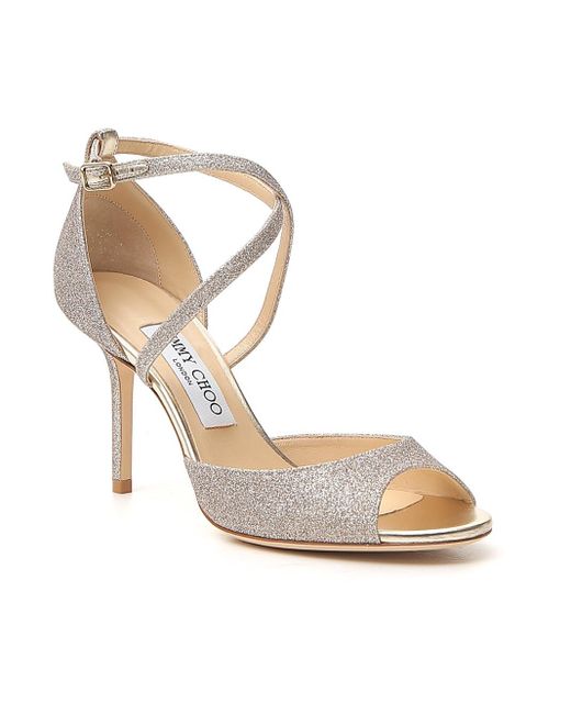 jimmy choo silver sandals sale
