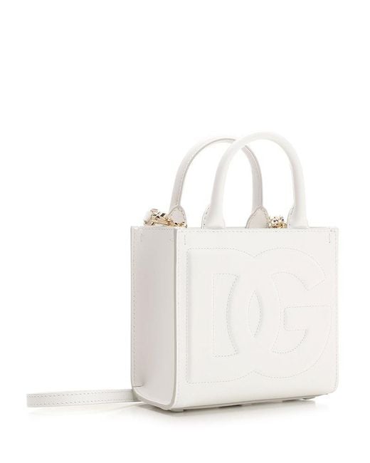Dolce & Gabbana White 'daily' Tote Bag