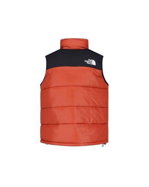 The North Face Orange 'himalayan' Padded Vest for men