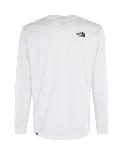 The North Face White Logo Patch Sweatshirt for men