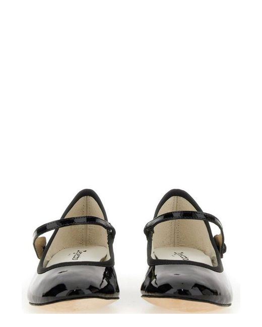 Repetto Black Mary Jane Ballet Flats