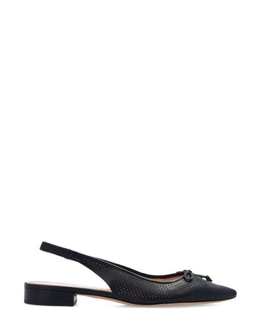 Kate Spade Black Cutout Slingback Sandals