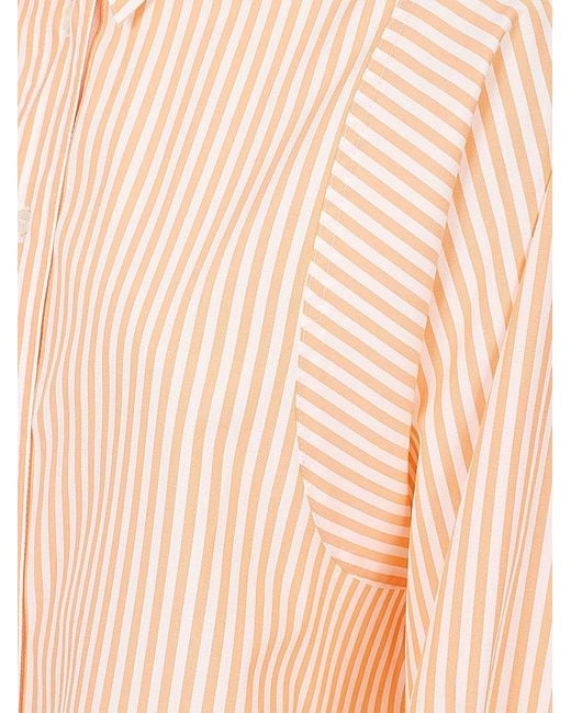 Weekend by Maxmara Natural Striped Long-sleeved Shirt