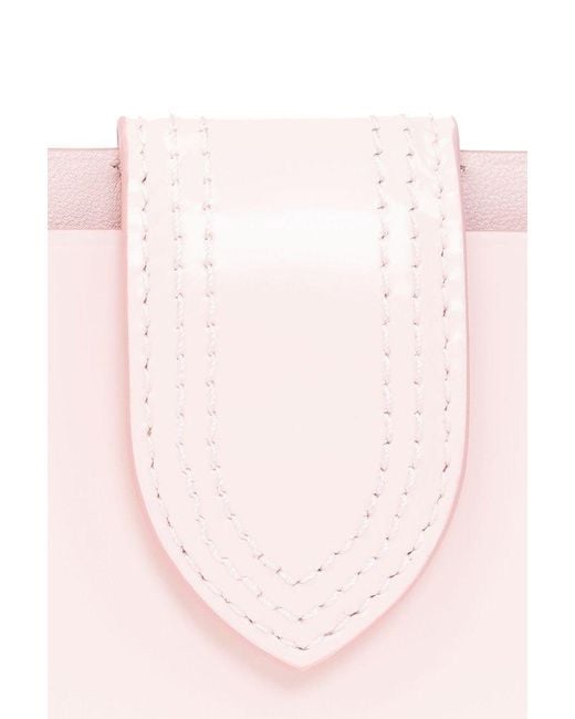 Jacquemus Pink Leather Card Holder
