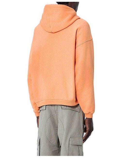 Stussy Stu Relaxed Hoodie in Orange for Men | Lyst