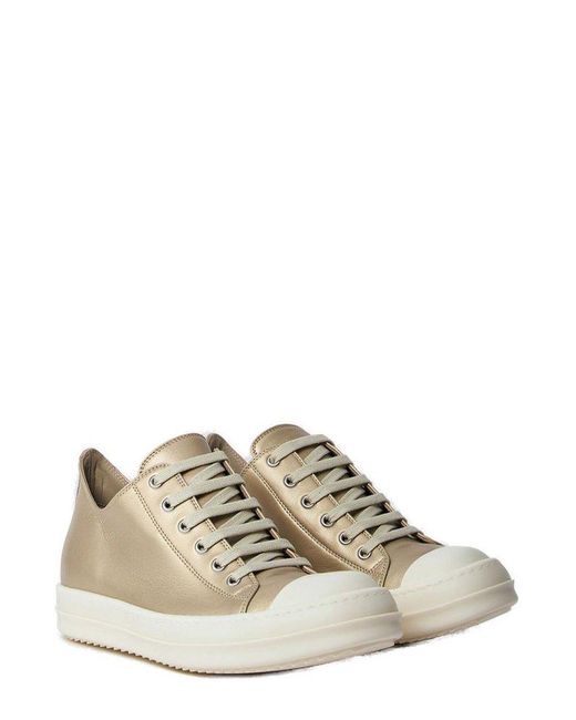 Rick Owens Brown Hollywood Runway Low Sneakers