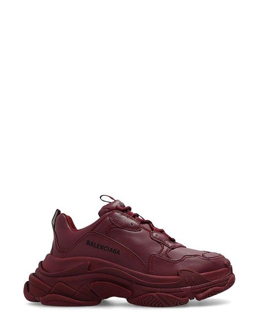 balenciaga triple s womens purple