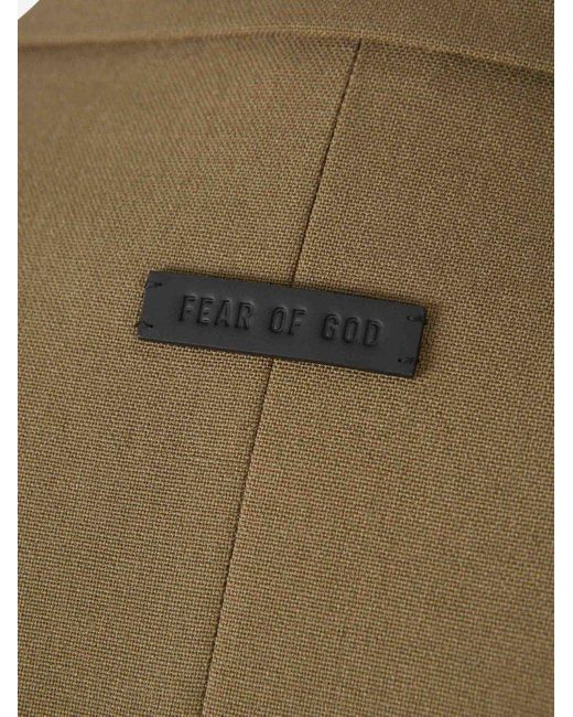 Fear Of God Natural Logo Patch Oversize Blazer for men