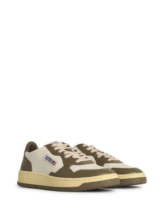 Autry Multicolor Medalist Bicolor Low-Top Sneakers for men