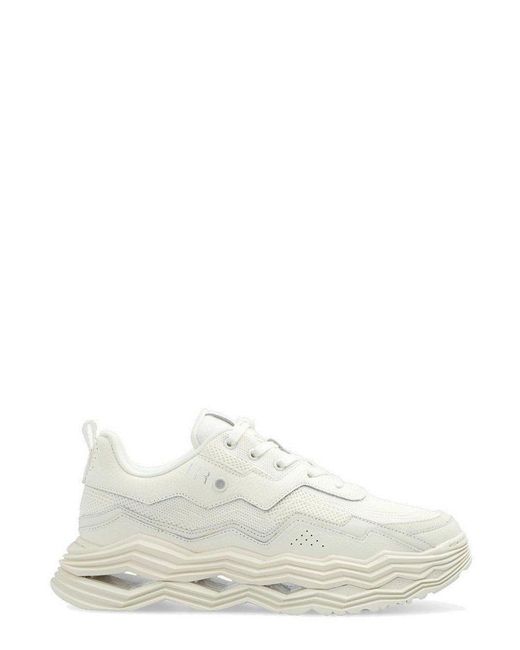 IRO White Wave Lace-up Sneakers