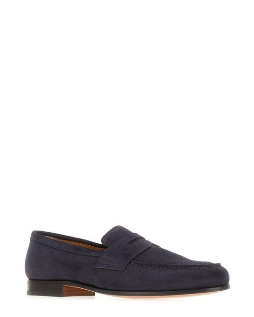Church's Blue Round-toe Slip-on Loafers for men