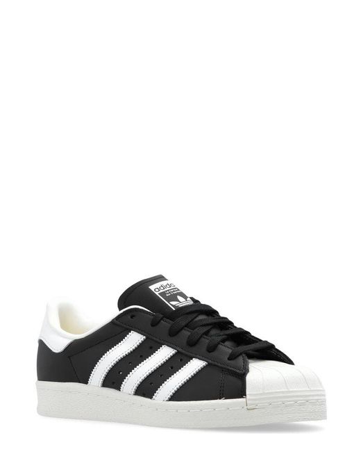 Adidas Originals Black 'superstar 82' Sneakers, for men