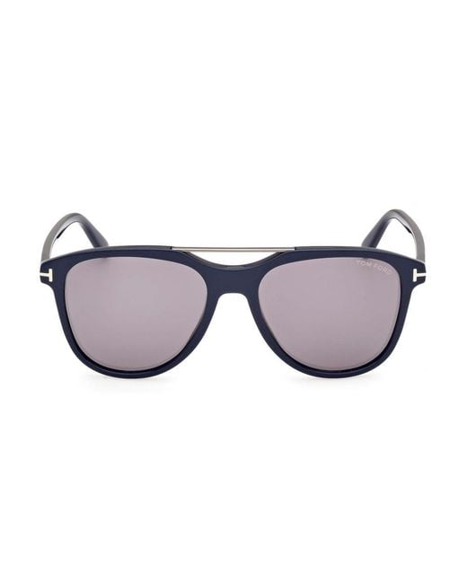 Tom Ford Gray Damian 02 Pilot-frame Sunglasses for men