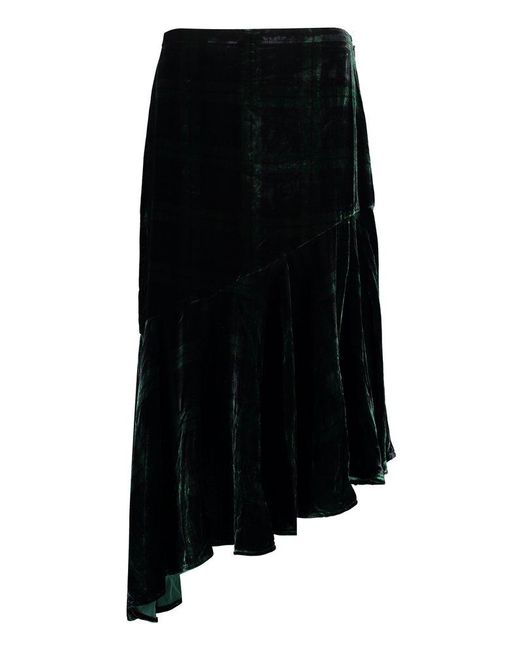 Polo Ralph Lauren Black Velvet Skirt