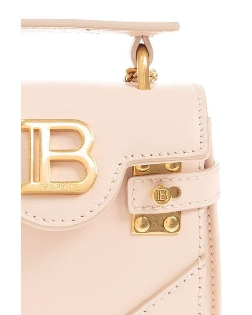 Balmain Natural 'b-buzz Mini' Shoulder Bag,