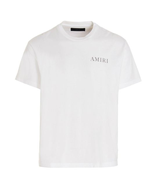 AMIRI ホワイト Tシャツ Leopard Logo Tee White | The Webster