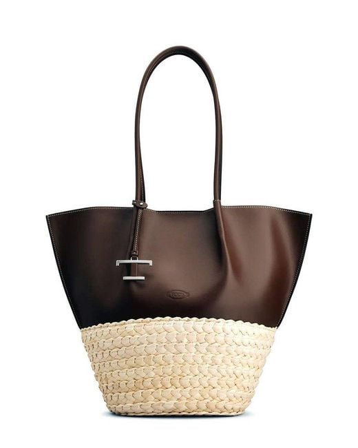 Tod's Black Medium Bux Top Handle Bag