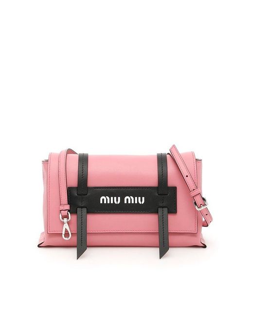 Miu Miu Pink Grace Lux Shoulder Bag