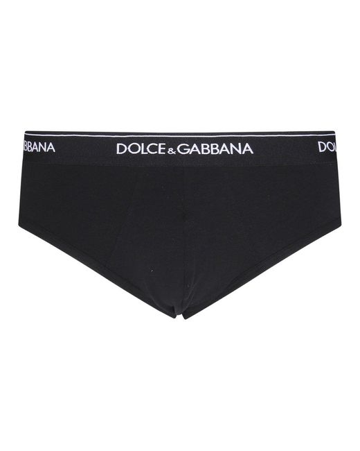 Dolce & Gabbana Black Logo Printed Band Underwear for men