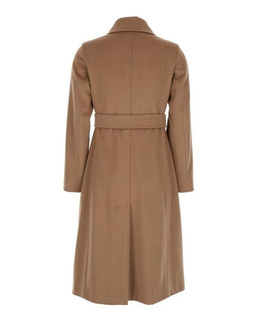 Max Mara Brown Bcollag Belted Coat