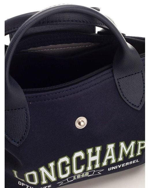 Longchamp Blue Le Pliage Collection Xs Handbag