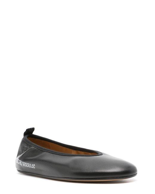 Off-White c/o Virgil Abloh Black High Heels Ballet Flats