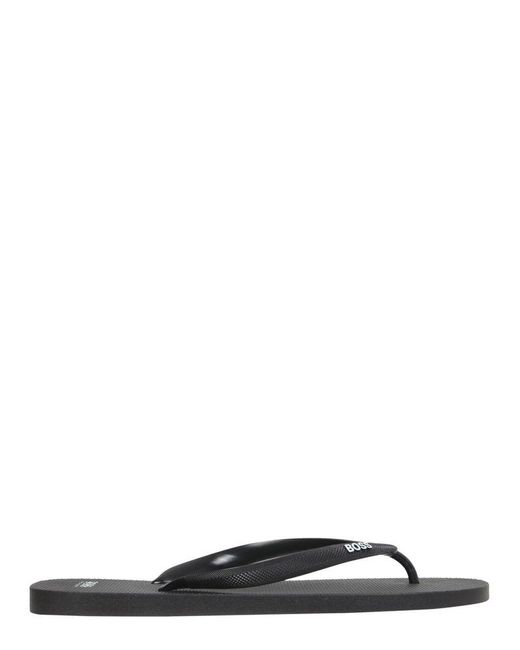 BOSS by HUGO BOSS Pacific Thong Sandals in Black for Men | Lyst