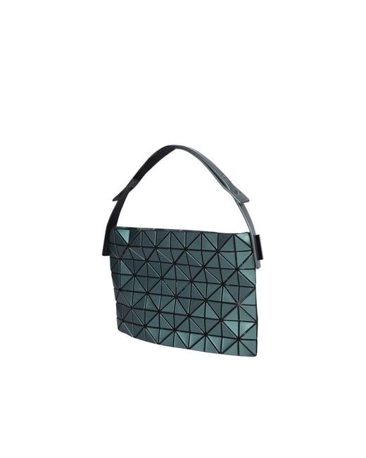 Bao Bao Issey Miyake Blue Geometric-panelled Top Handle Bag