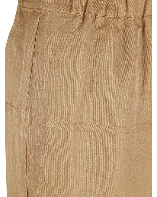 Max Mara Natural Onore Wide Leg Pants
