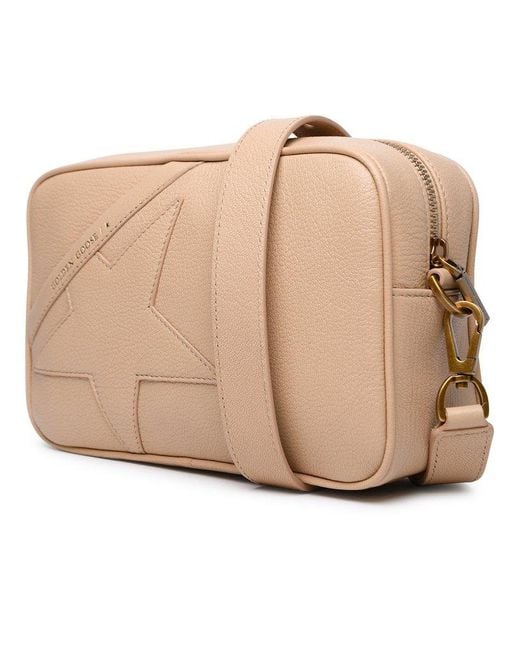 Golden Goose Deluxe Brand Natural 'star' Camel Leather Bag