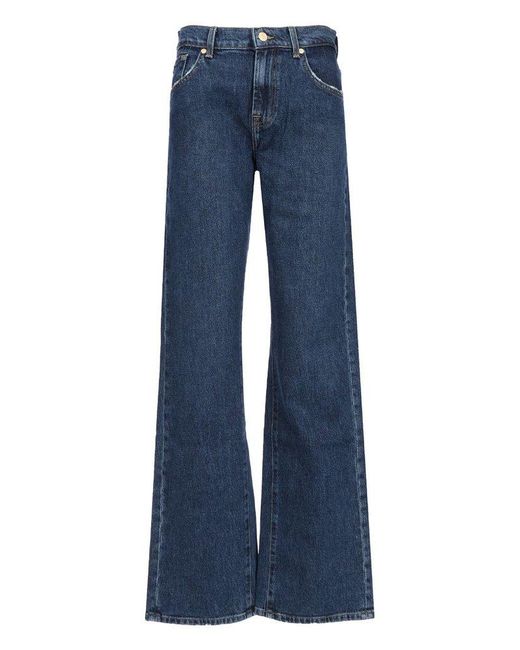 7 For All Mankind Blue Tess Jeans