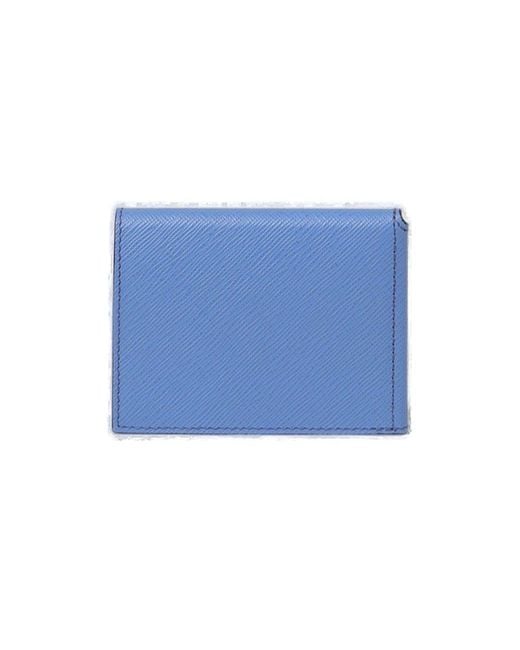 Montblanc Blue Sartorial Trio Card Holder for men