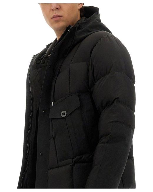 C P Company Black Tempest Hybrid Jacket for men