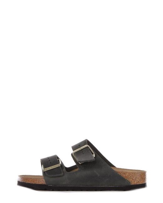 Birkenstock Black Arizona Double Buckle Sandals