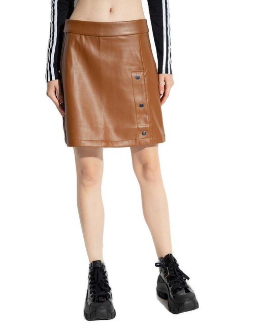 Adidas Originals Brown Mini Skirt