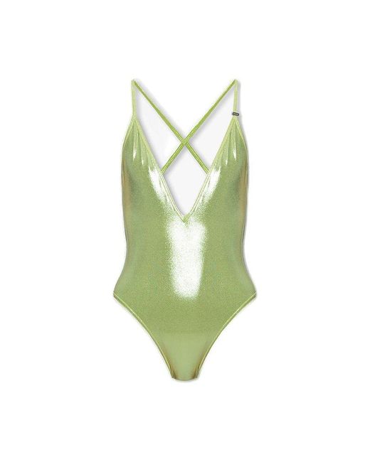 The Attico Green One-Piece Swimsuit