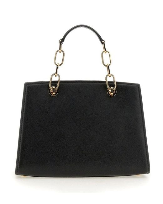 Michael Kors Black Cynthia Top Handle Bag