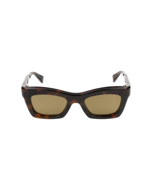 Gucci Brown Cat Eye Frame Sunglasses