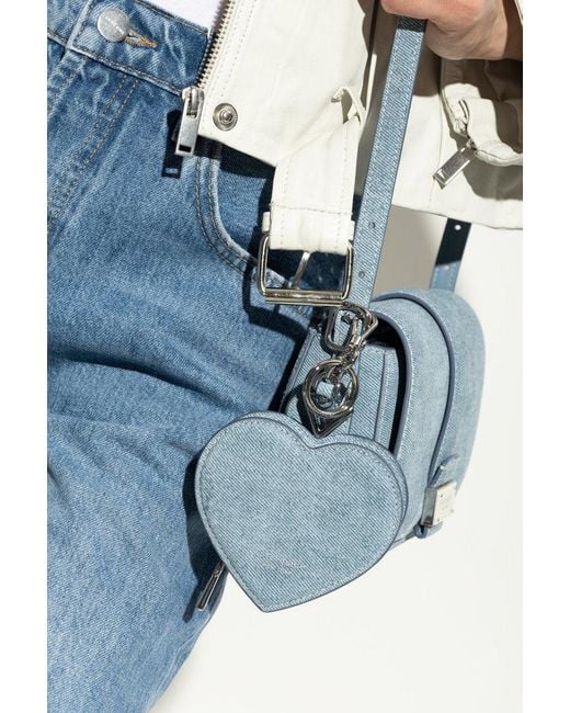 Kate Spade Blue Heart-Shaped Pouch