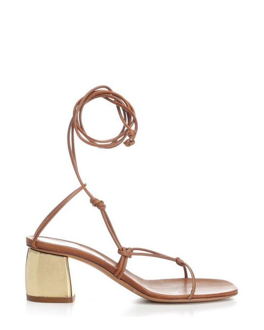 Forte Forte Brown Sandals With Tubular Straps
